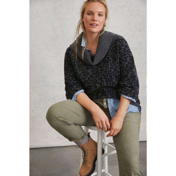 Anthropologie Emmy Cowl Neck Tunic Sweater - Picture 7 of 8